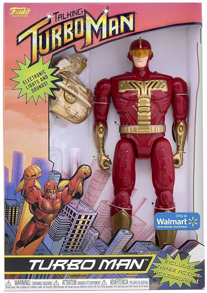 TURBO MAN ターボマン　新品未開封　97年 Buy Jingle All The Way – Turbo Man Electronic Figure by
